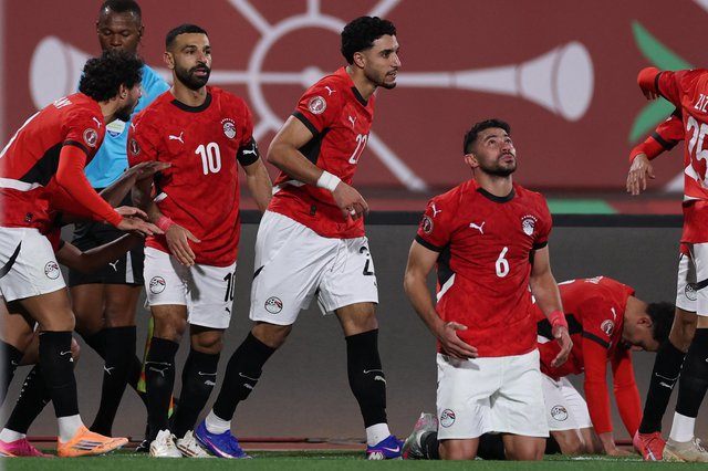 لاعبو منتخب مصر في تدريبات استعدادًا لمواجهة بلجيكا في كأس العالم 2026