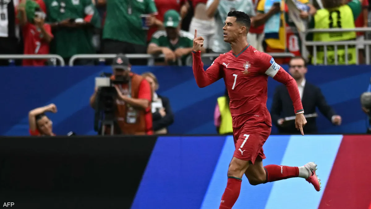 كريستيانو رونالدو يحتفل بإنجازه التاريخي في كأس العالم 2026